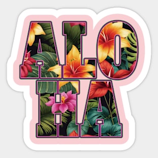 Aloha Sticker